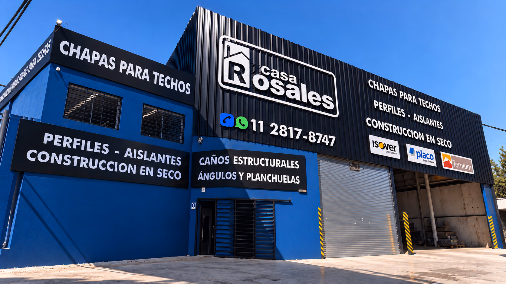 Local y materiales de Casa Rosales